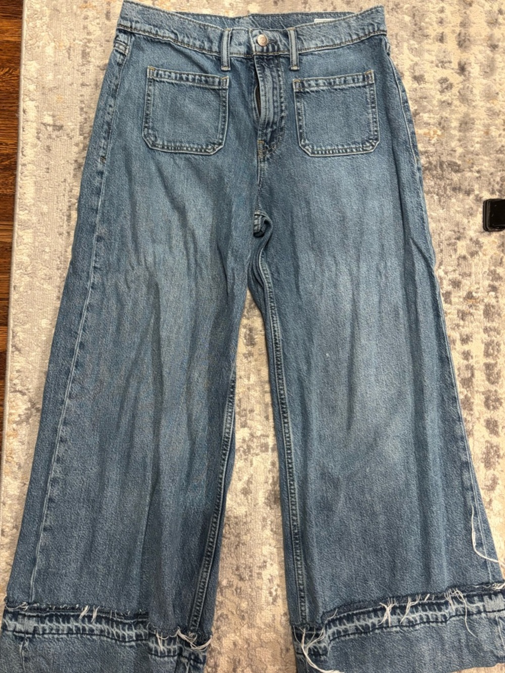 GAP Denim Jeans Baggy Mid Rise - Size 6